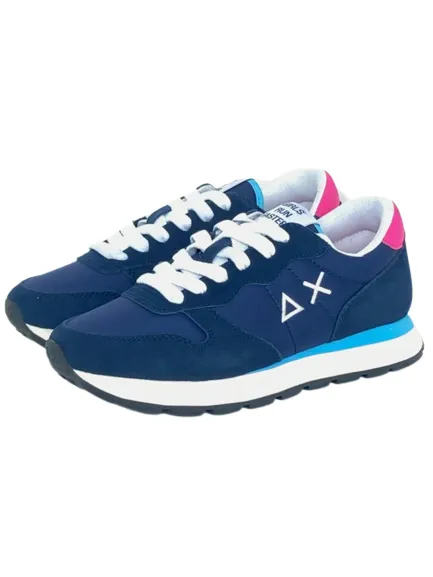 Blue Women's Sneakers Z33201 Ally Solid Nylon