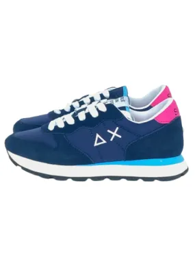 Blue Women's Sneakers Z33201 Ally Solid Nylon