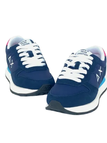 Blue Women's Sneakers Z33201 Ally Solid Nylon