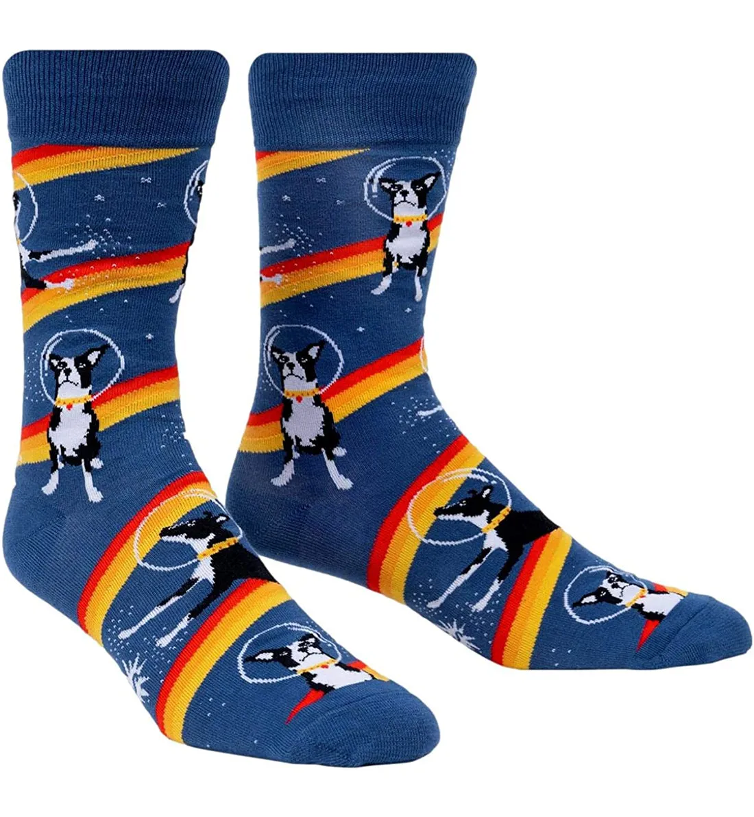 Astro Puppy Men's Crew Socks (Prints) - Buy Now