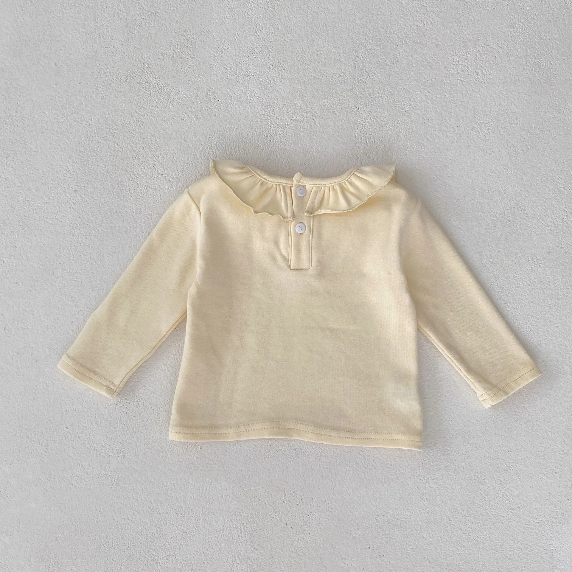 Solid Color Baby Girls Tops Wholesale