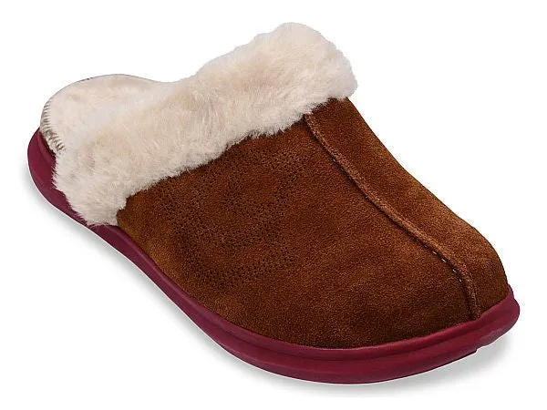 Spenco Women's Supreme Slide Faux Shearling Slippers