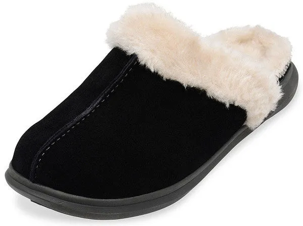 Spenco Women's Supreme Slide Faux Shearling Slippers