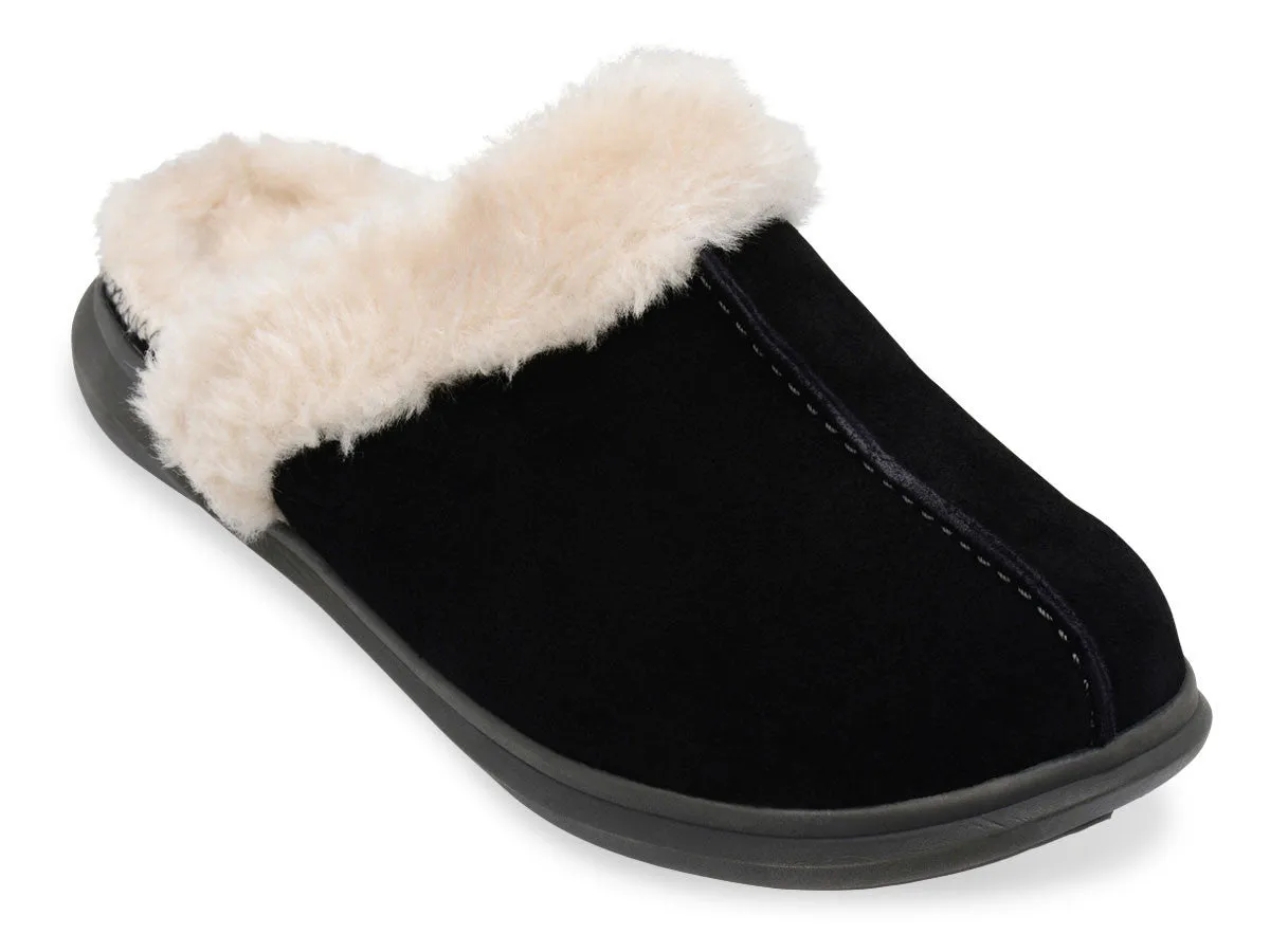 Spenco Women's Supreme Slide Faux Shearling Slippers