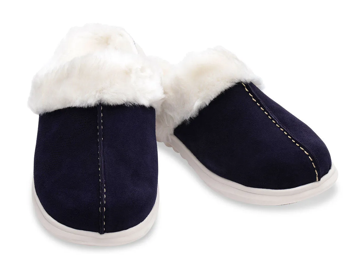 Spenco Women's Supreme Slide Faux Shearling Slippers