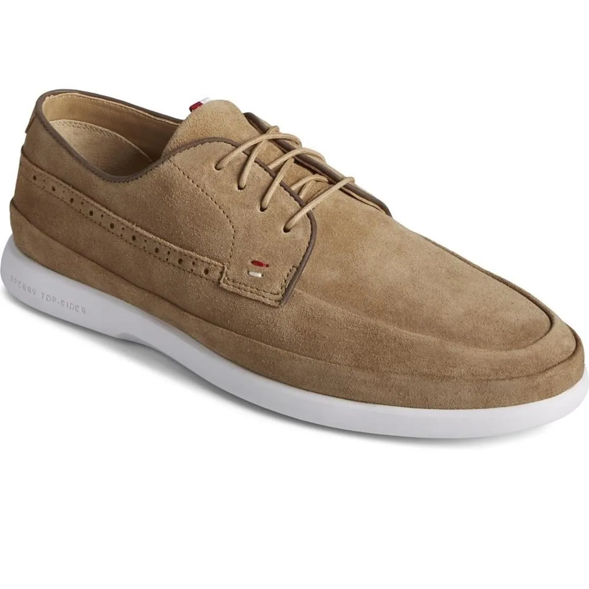 Sperry Gold Cabo Plushwave Lace Shoes Tan