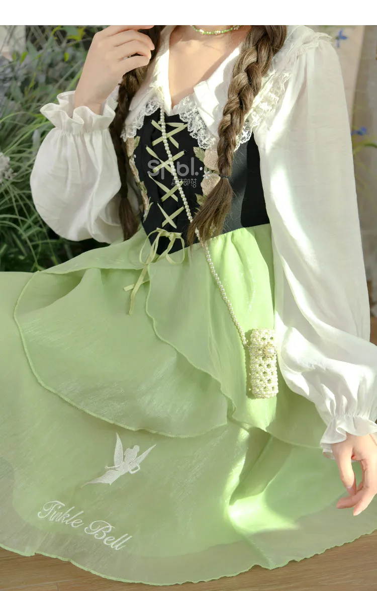 Green Flower Girl Dress