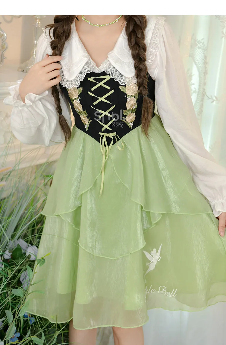 Green Flower Girl Dress