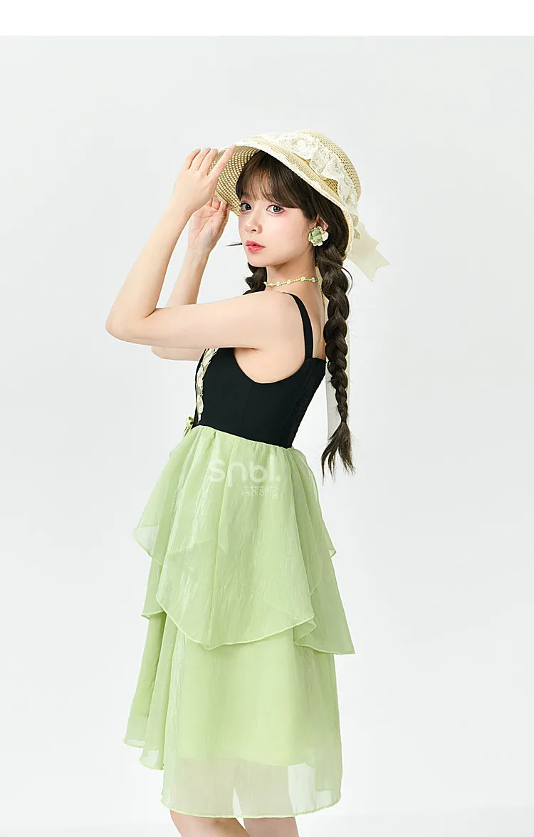 Green Flower Girl Dress