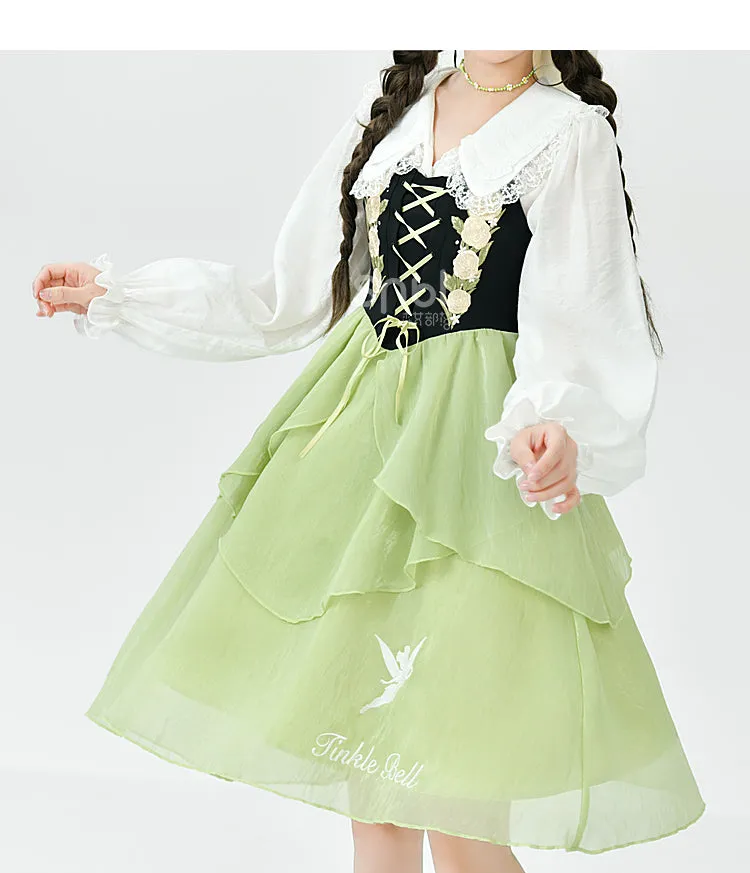 Green Flower Girl Dress