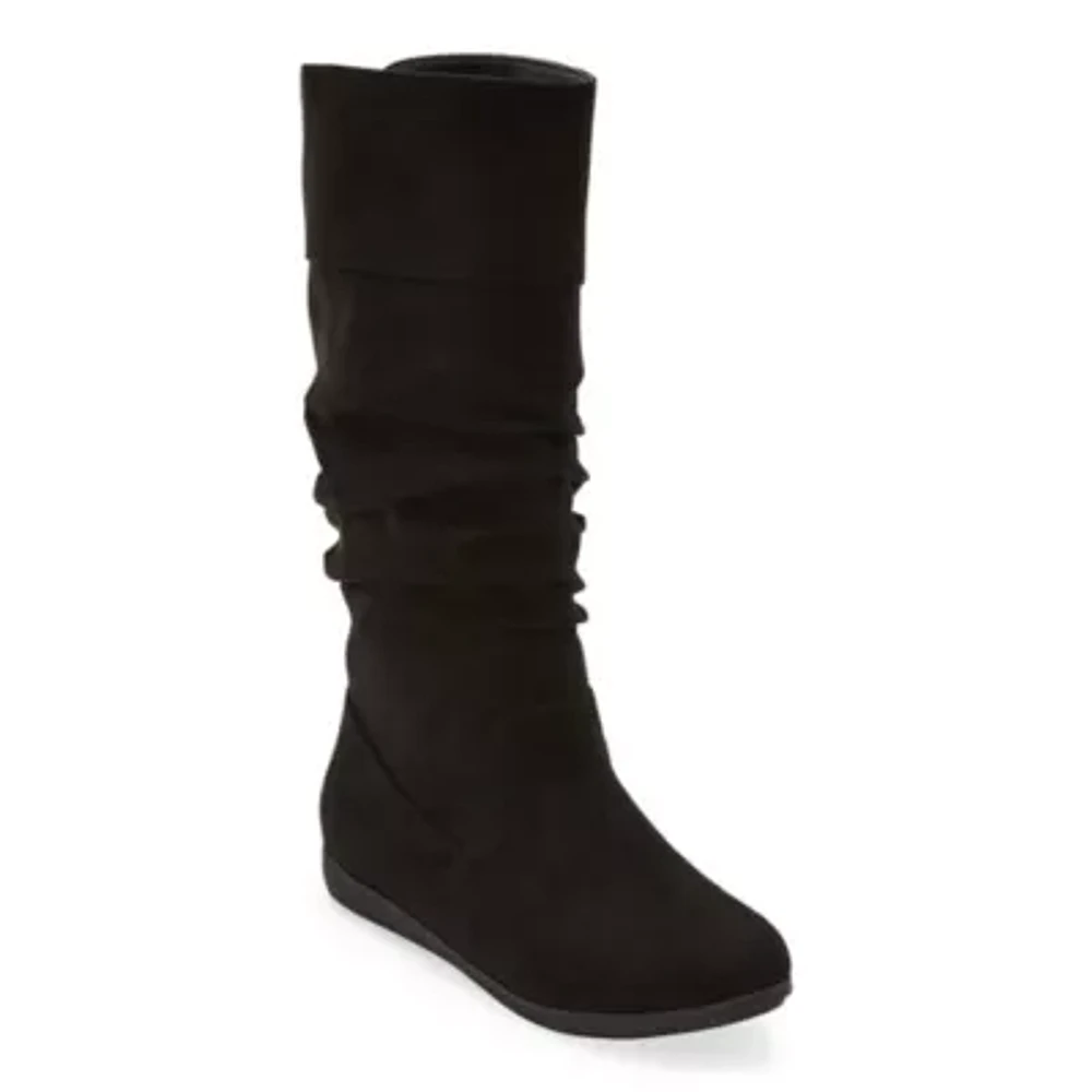 St. John's Bay Womens Korba Flat Heel Slouch Boots