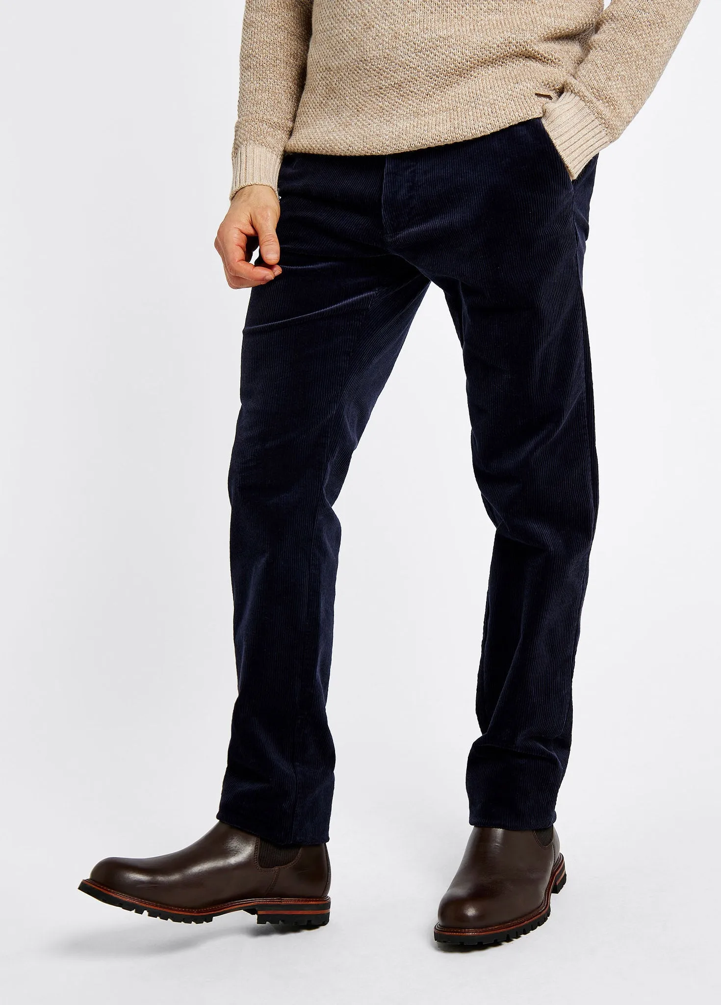 Stride Men's Corduroy Trousers 82cm inseam - Navy