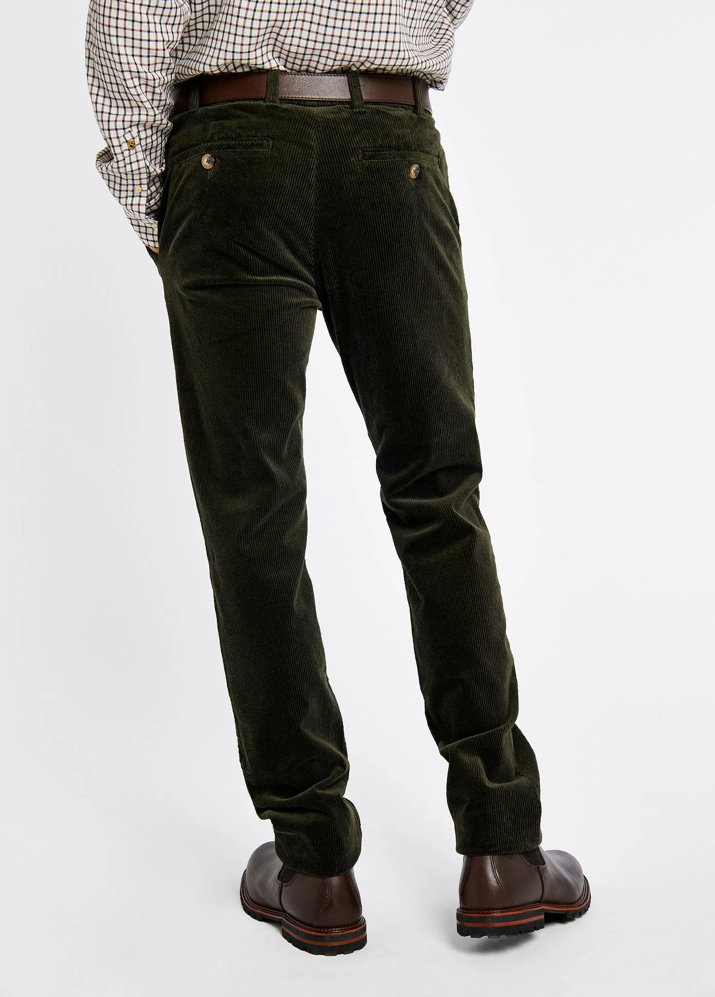 Stride Men's Corduroy Trousers 82cm inseam - Olive