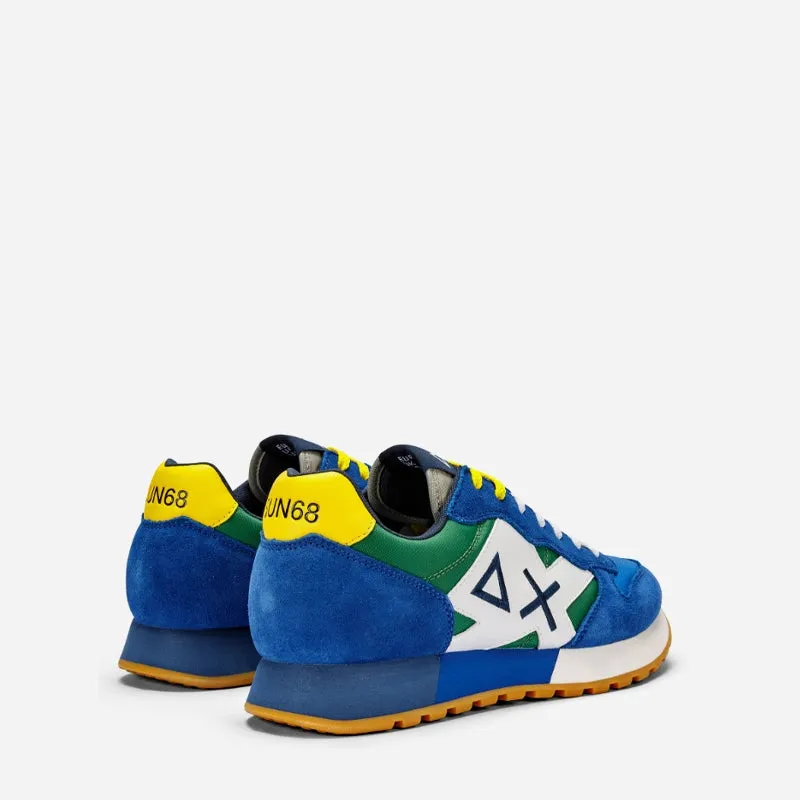 Sun68 Bicolor Royal Verde Prato Sneakers