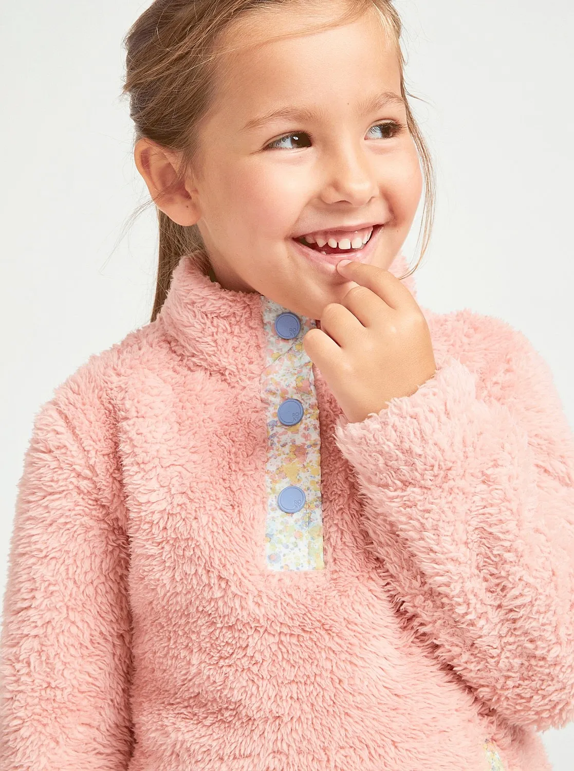 sweatshirt Roxy Mini Alabama - MGD0/Mellow Rose - kid´s