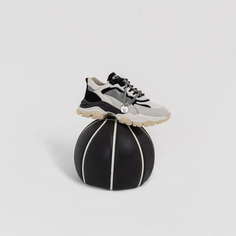 Tayke Over Black Chunky Sneakers