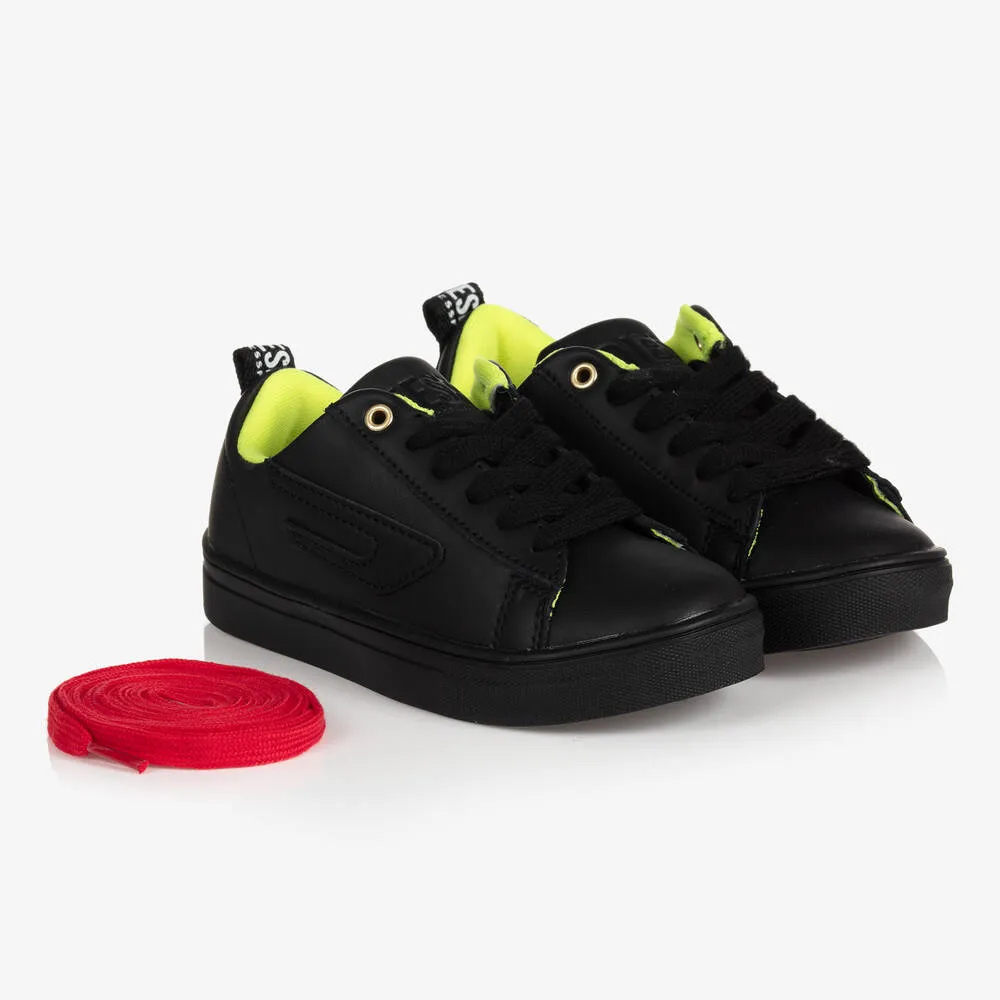 Teen Boys Black Trainers