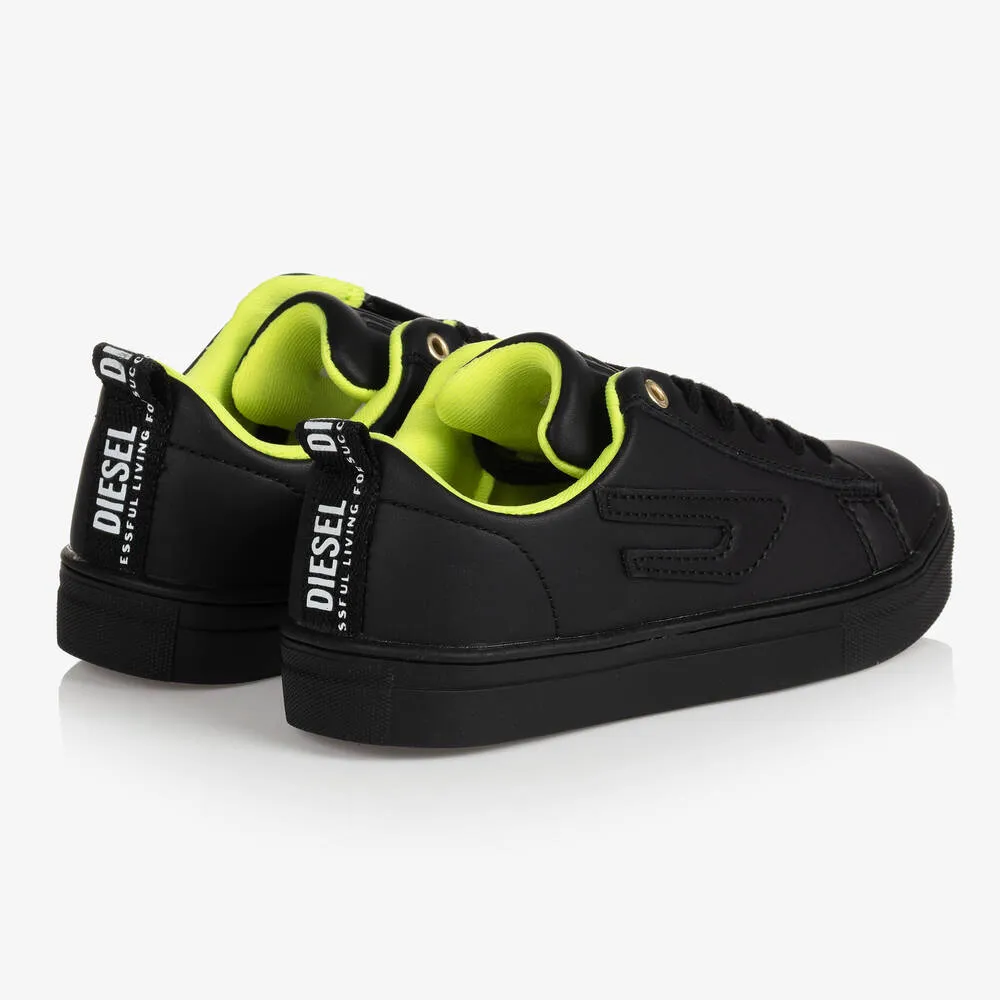 Teen Boys Black Trainers