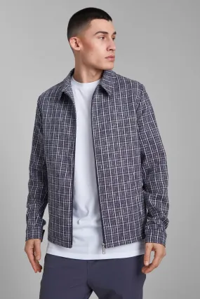 Textured Harrington Jacket