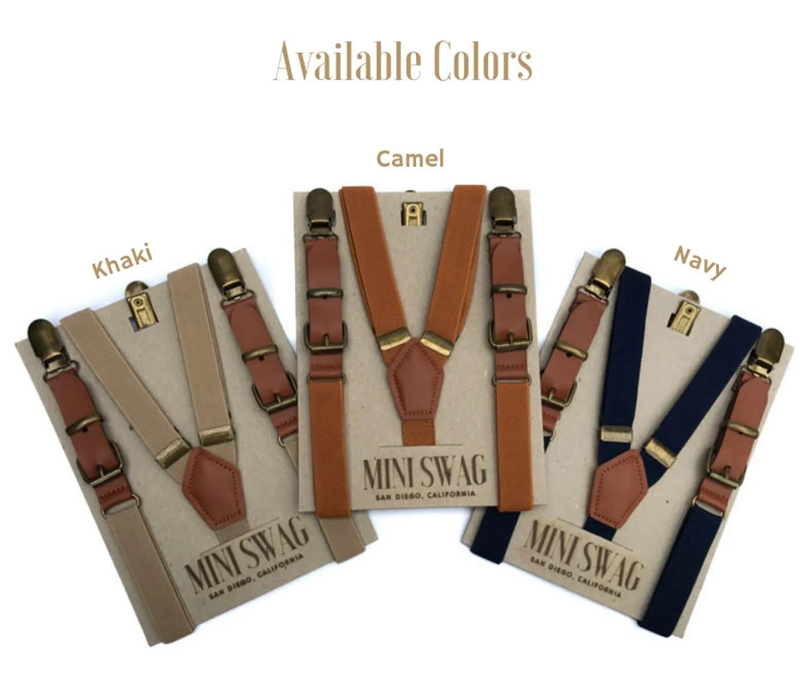 The Kid Leather Suspender - Various Colours