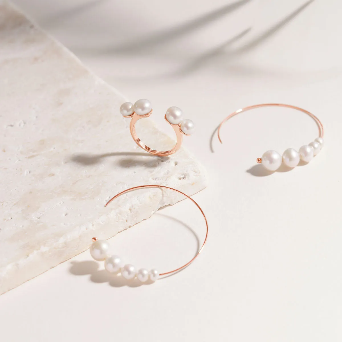 The Love Hoop Story set in Rose Gold