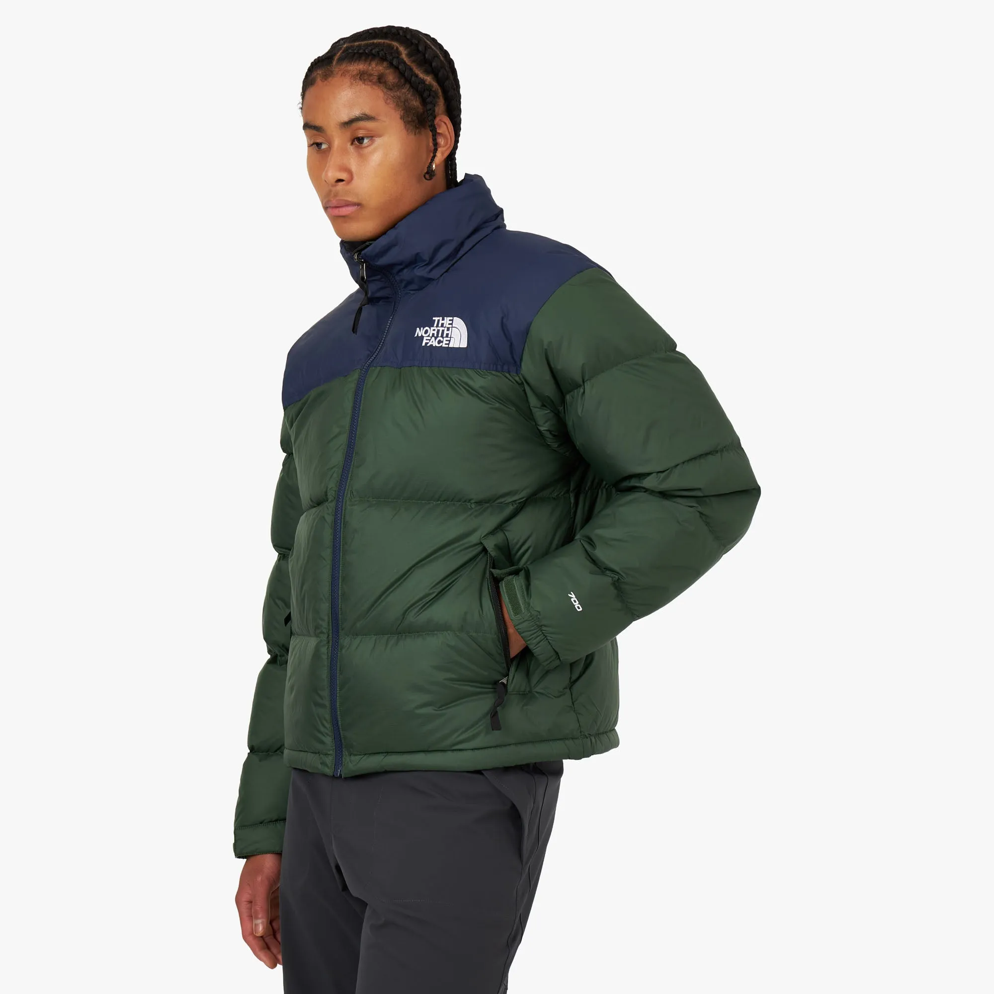 The North Face 1996 Retro Nuptse Jacket Pine Green / Summit Navy