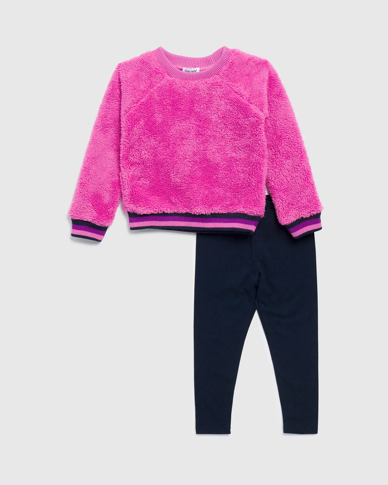 Toddler Girl Pink Topaz Sweatshirt Set