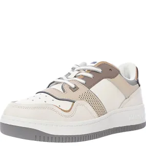 Tommy Jeans Men's Beige/White Elevated Basket Trainers