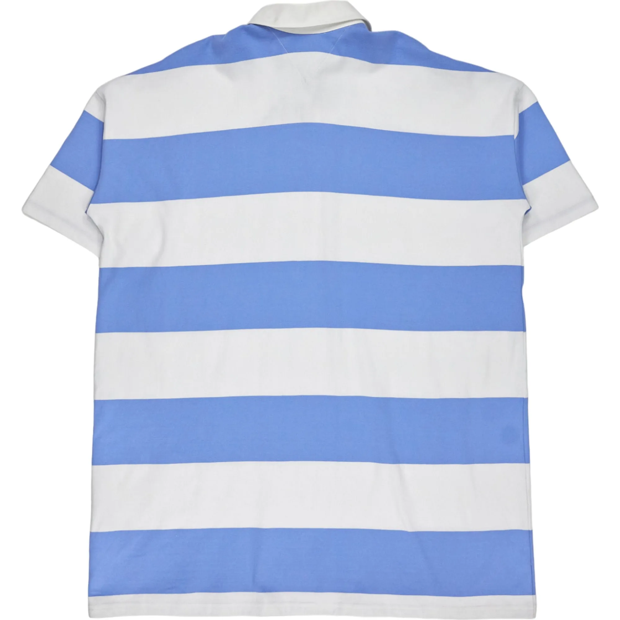 Tommy Jeans White Blue Striped Polo Dress