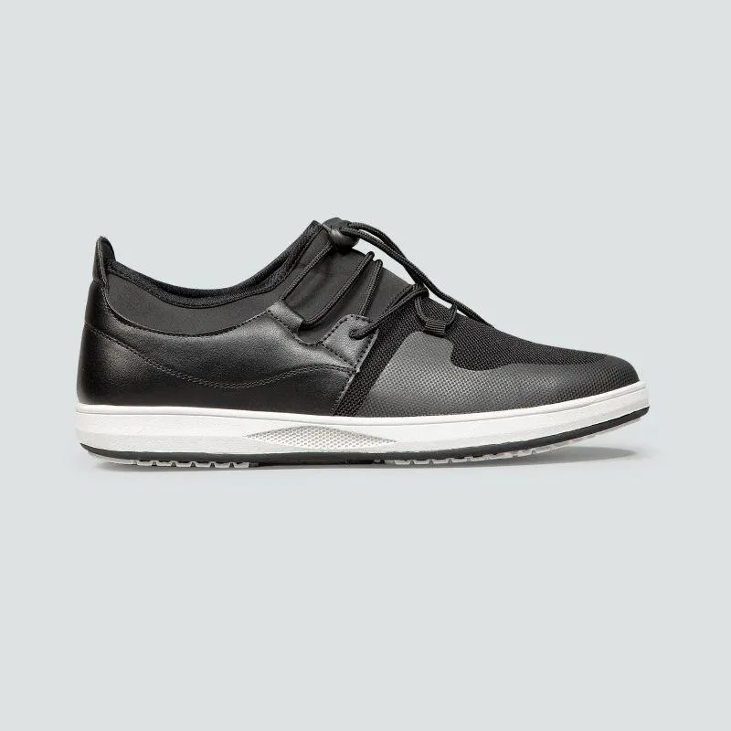 Top Black White Sole Mens Shoes