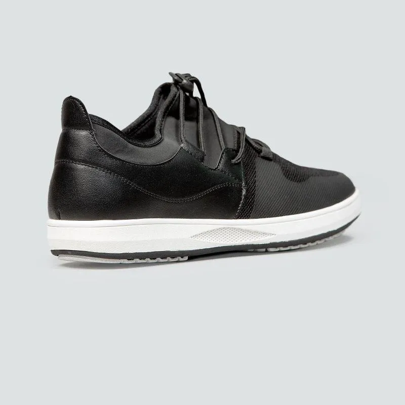 Top Black White Sole Mens Shoes