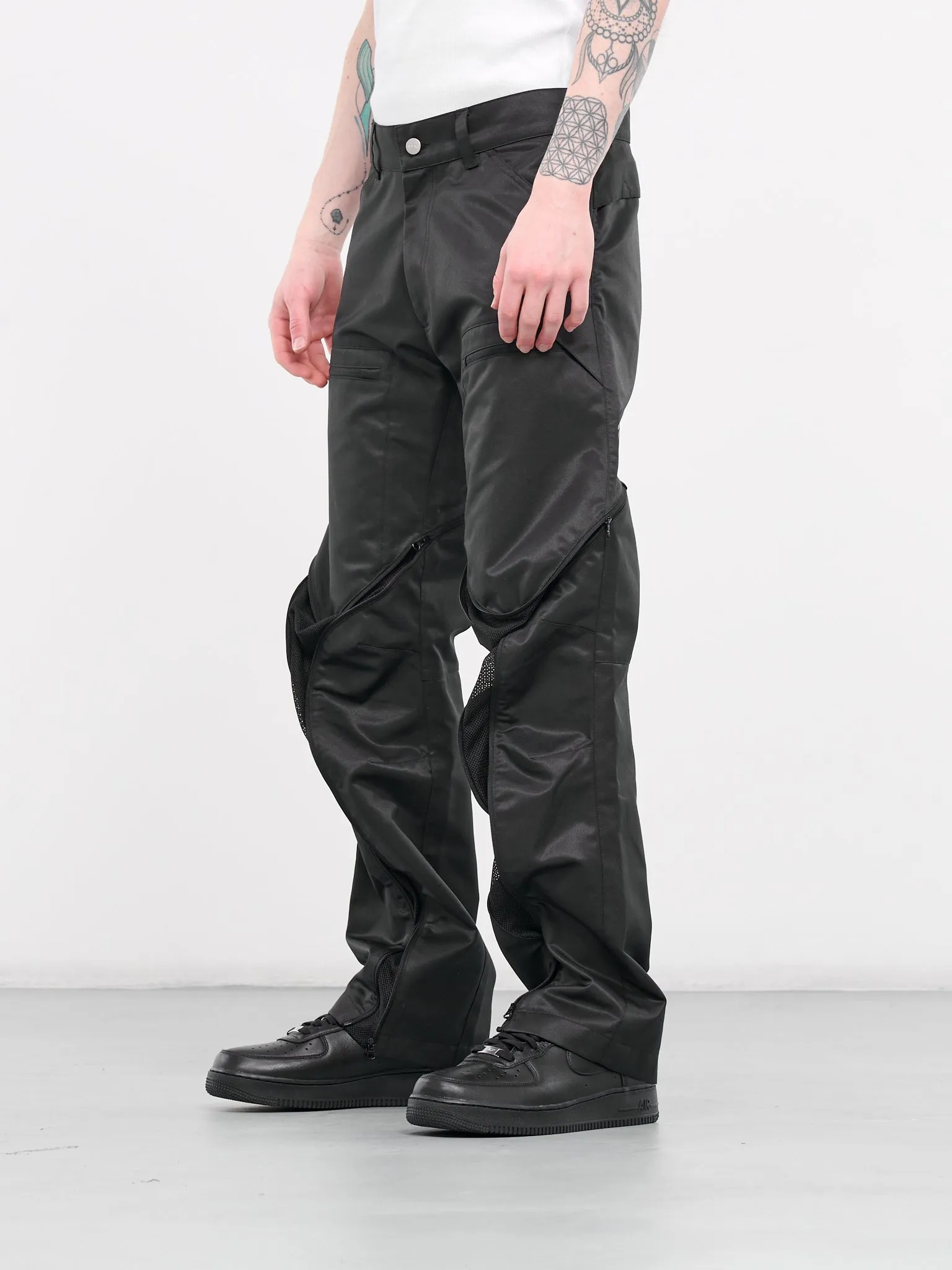 Tri-Zip Trousers (TR01-BLACK)