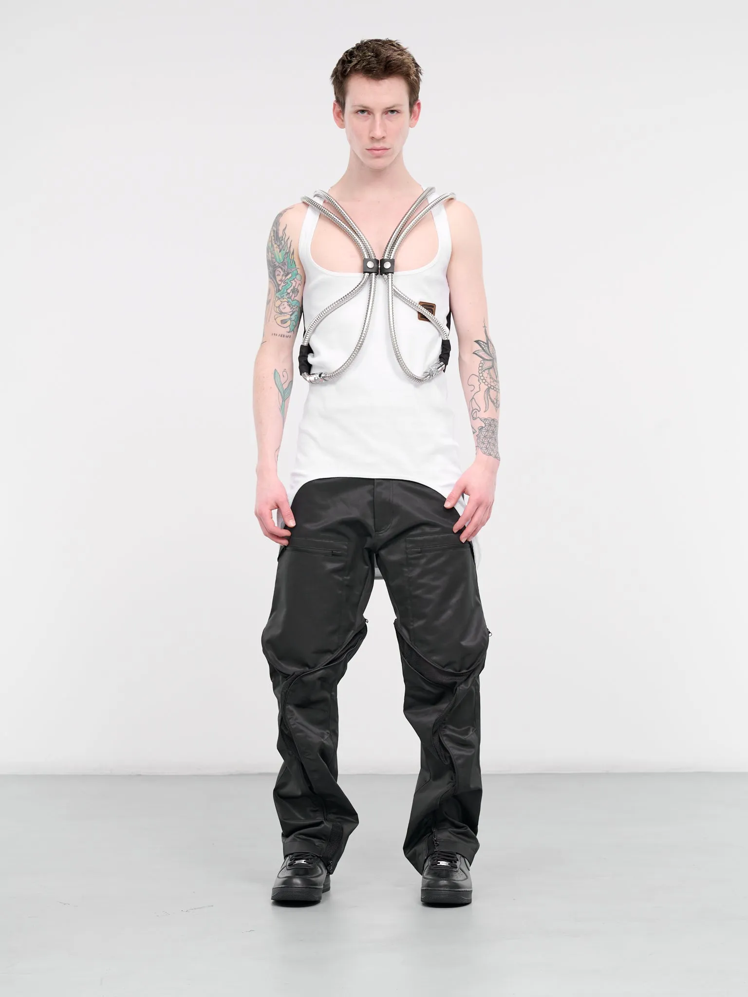 Tri-Zip Trousers (TR01-BLACK)