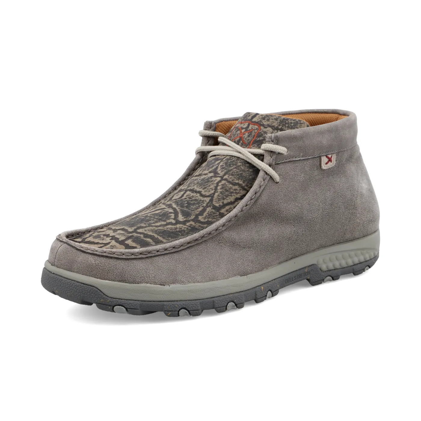 Twisted X Chukka Driving Moc – Grey & Grey Elephant