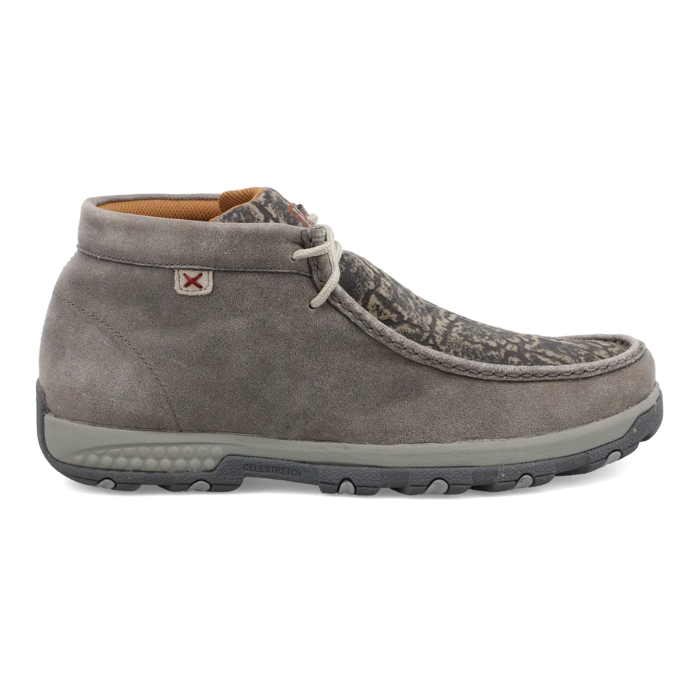 Twisted X Chukka Driving Moc – Grey & Grey Elephant