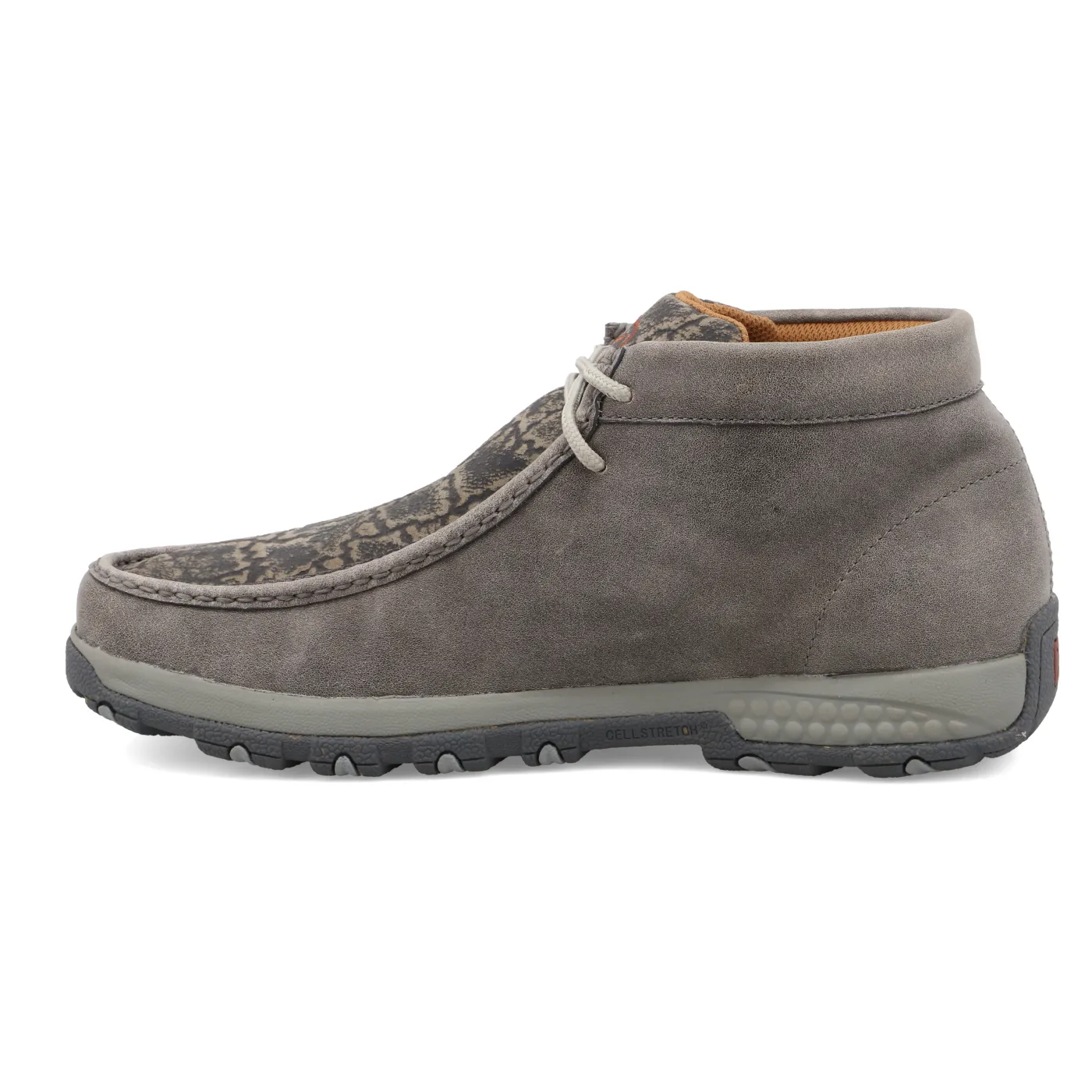 Twisted X Chukka Driving Moc – Grey & Grey Elephant