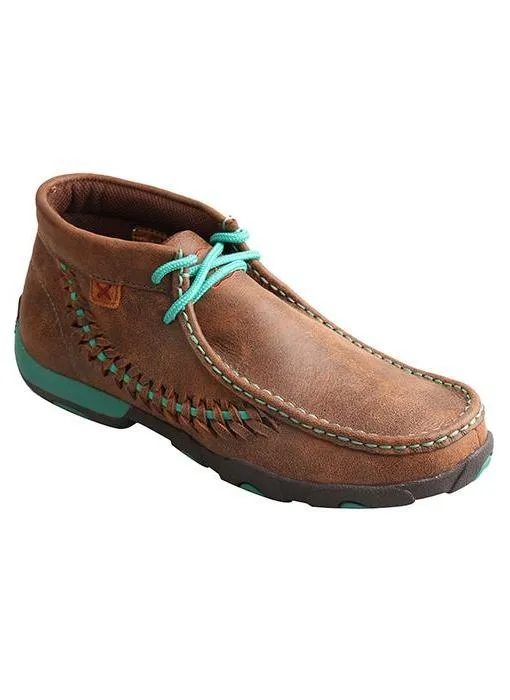 Twisted X Women's - Turquoise Stitch Chukka Moc