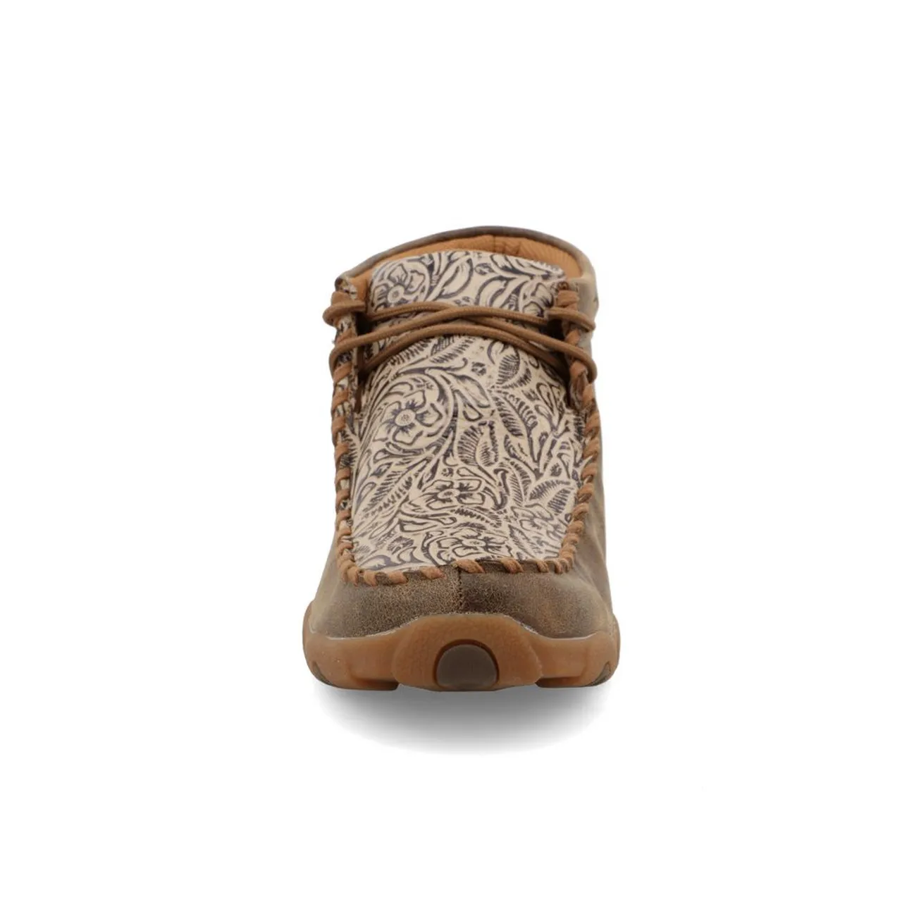 Twisted X Women's Chukka Driving Moc - Brown Print