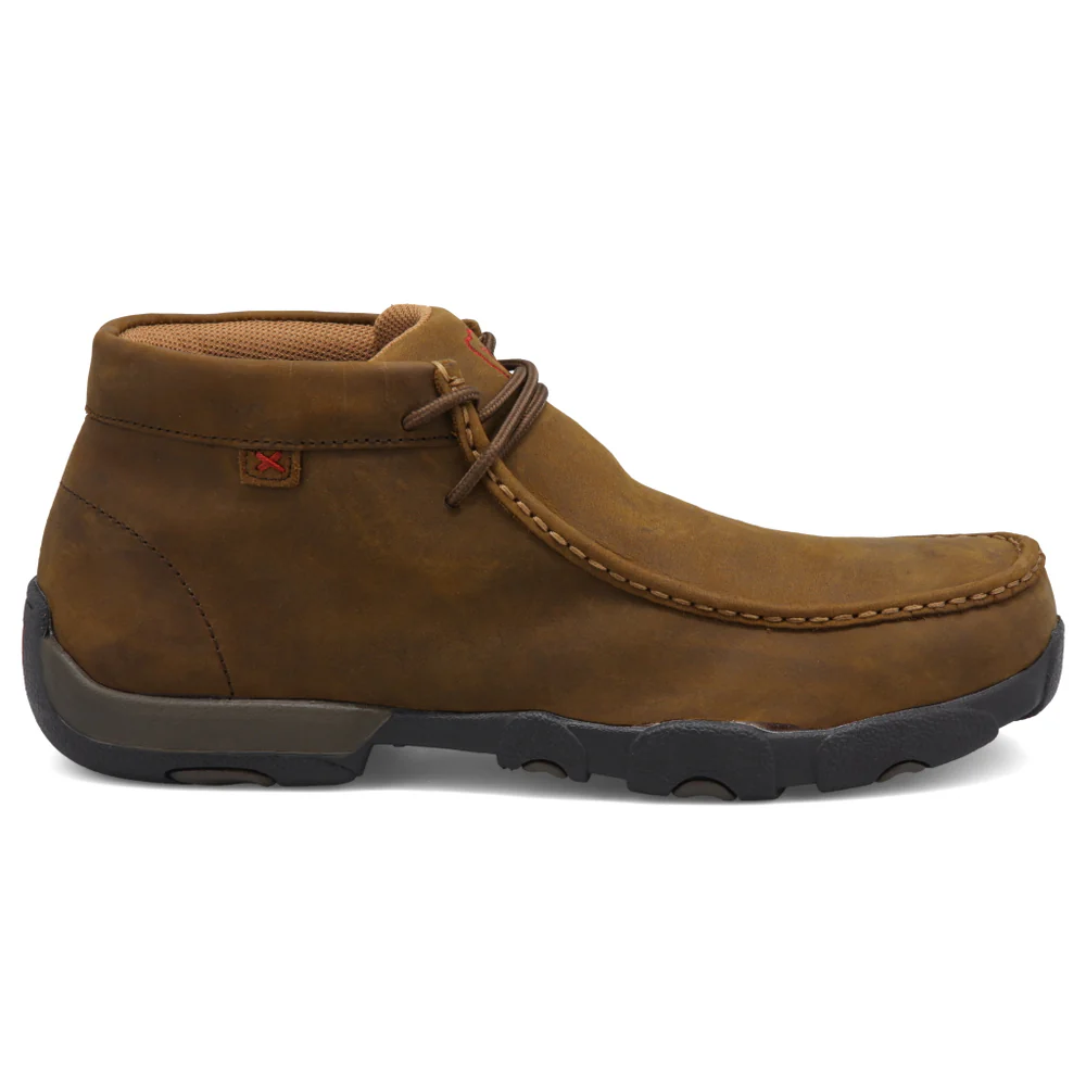 Twisted X Work Chukka Driving Moc – Distressed Saddle