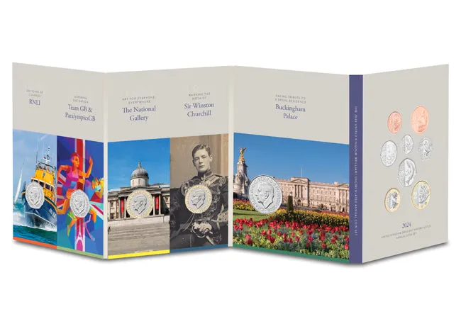 UK 2024 Annual Coin Set BU Pack