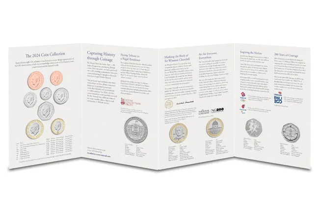 UK 2024 Annual Coin Set BU Pack