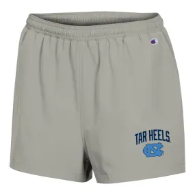 UNC Tar Heels Women’s High Waist Shorts in Grey