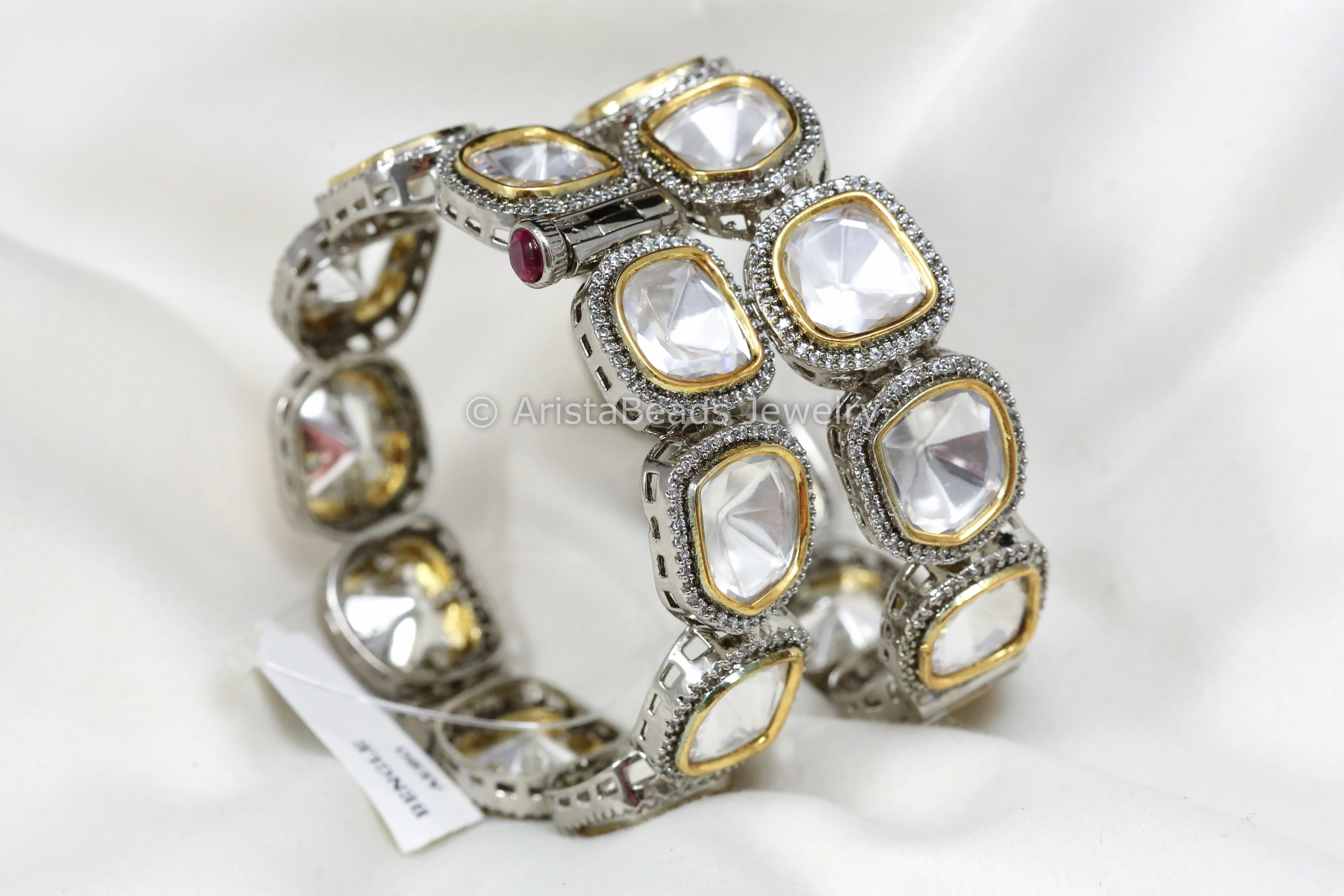 Uncut Polki Bangle Set