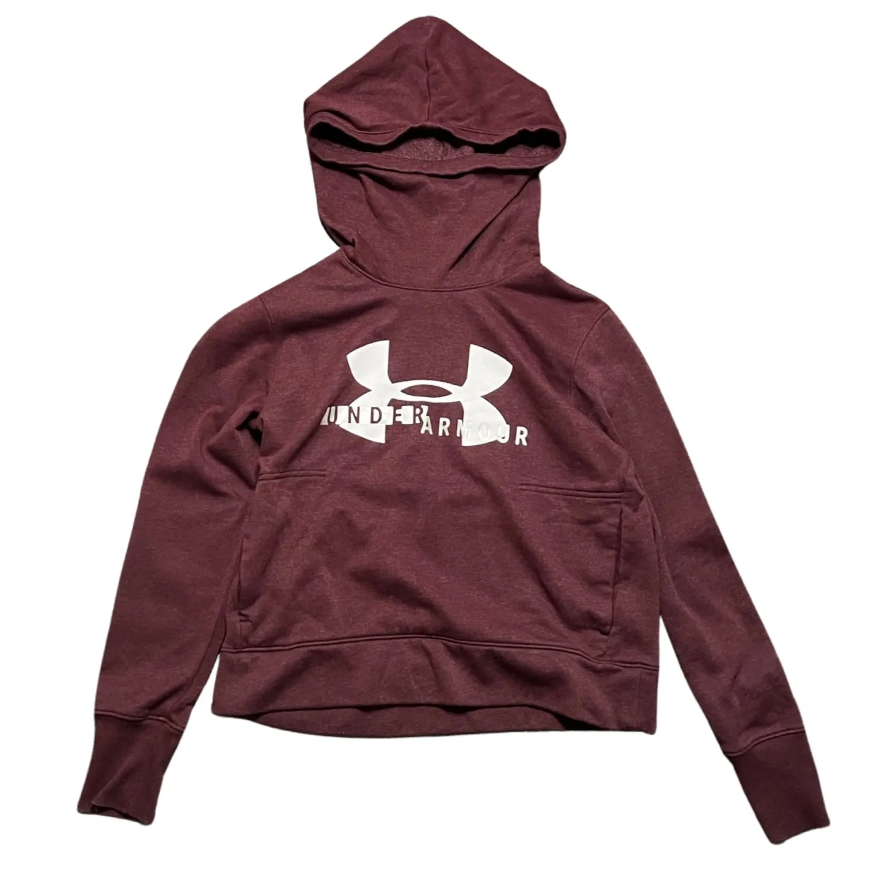 Maroon Loose Fit Sweatshirt