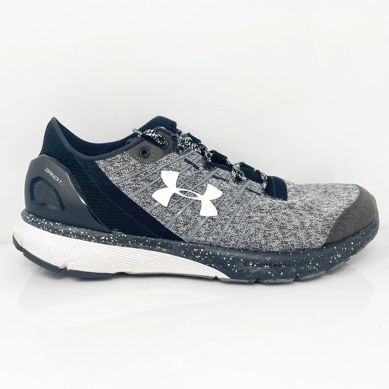 Under Armour Womens Charged Bandit 2 1273961-002 Gray Running Shoes Sneakers 11