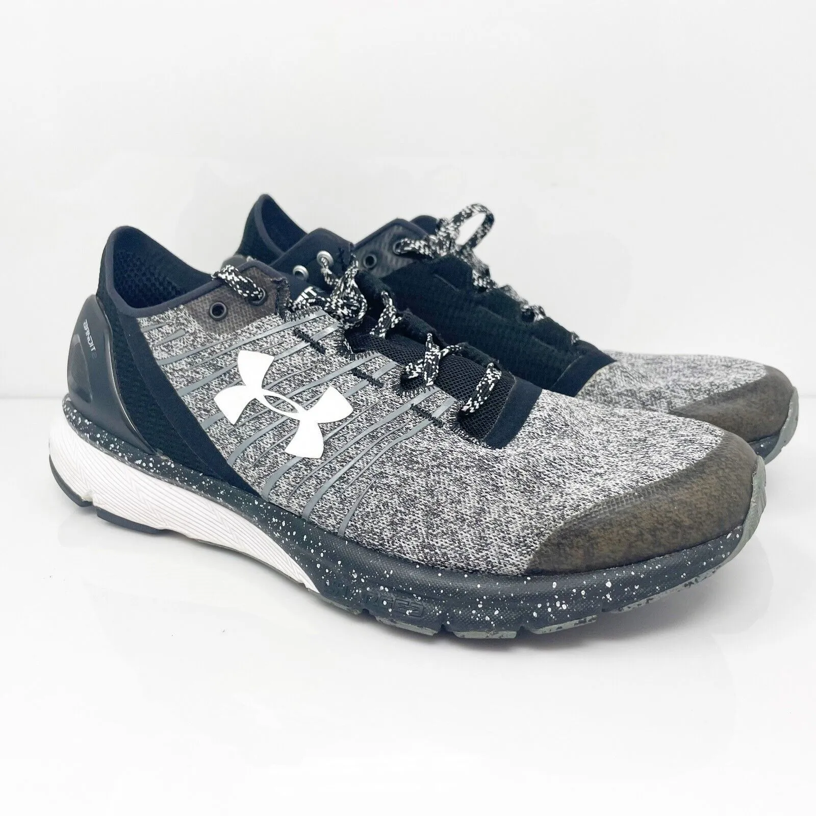 Under Armour Womens Charged Bandit 2 1273961-002 Gray Running Shoes Sneakers 11