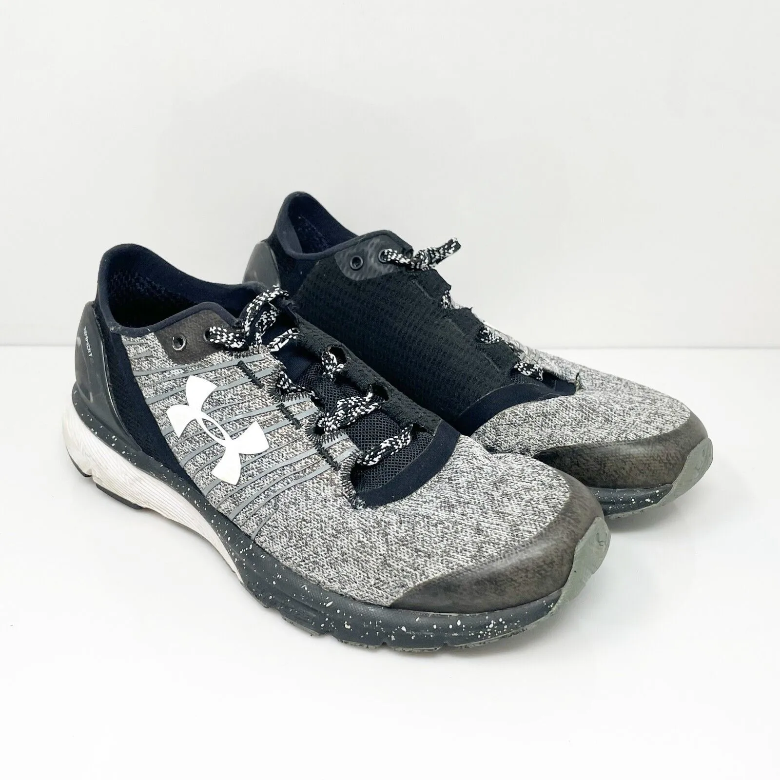 Under Armour Womens Charged Bandit 2 1273961-002 Gray Running Shoes Sneakers 8