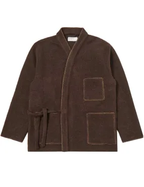 Universal Works Blanket Kyoto Work Jacket Brown Studio Wool