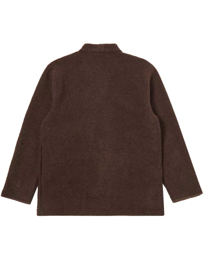 Universal Works Blanket Kyoto Work Jacket Brown Studio Wool