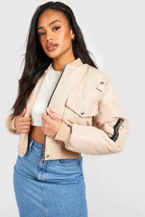 Utility Pocket Bomber Jacket